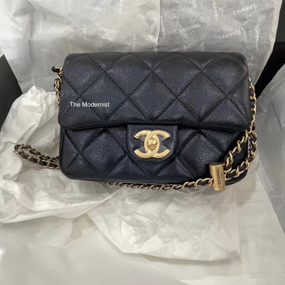 RARE Chanel Seasonal Mini Camera Bag in Black Caviar Silver Hardware,  Luxury, Bags & Wallets on Carousell