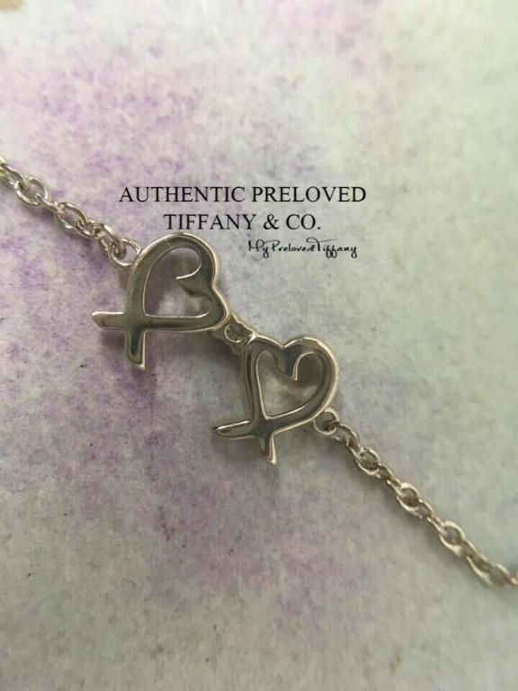 Double loving shop heart bracelet tiffany