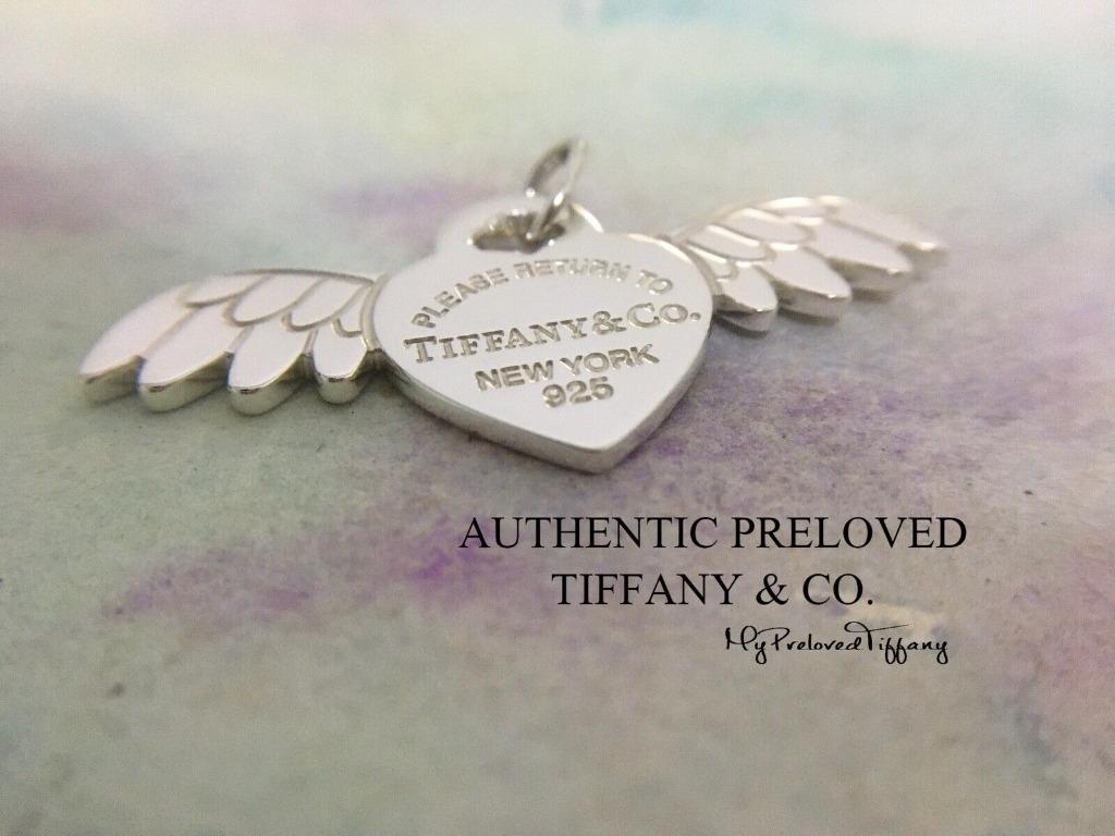 Tiffany and co angel outlet necklace