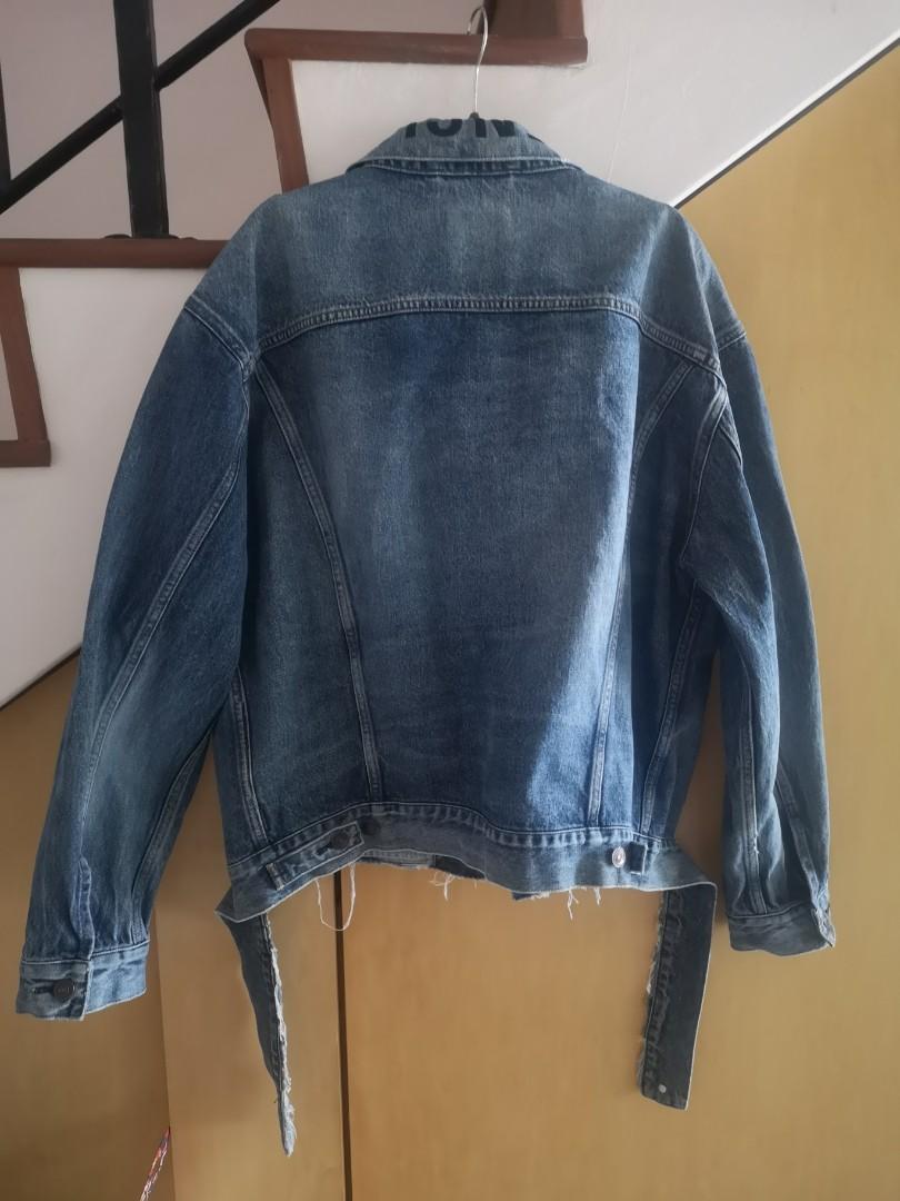 Balenciaga cut waistband 2025 jacket