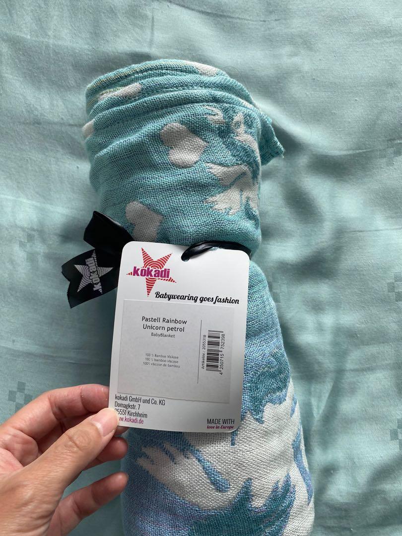 Brand New Limited Edition Kokadi Baby Blanket Pastell Rainbow Unicorn Petrol Babies Kids Babies Kids Fashion on Carousell