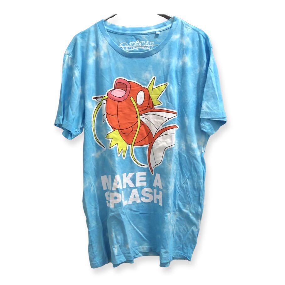 Brand New Pokémon Magikarp Blue Tie Dye T-Shirt Official US Factory ...