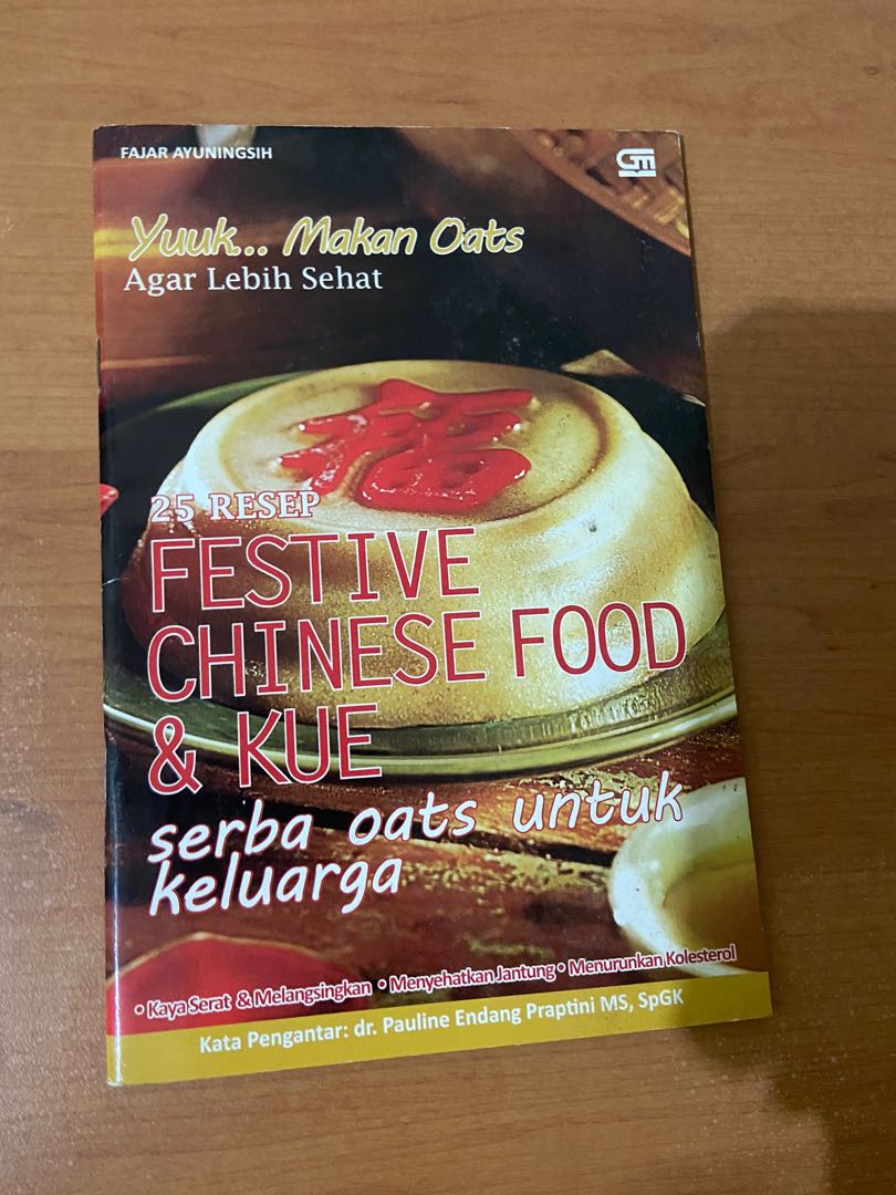 Buku resep masakan chinese food dan kue, Buku & Alat Tulis, Buku di