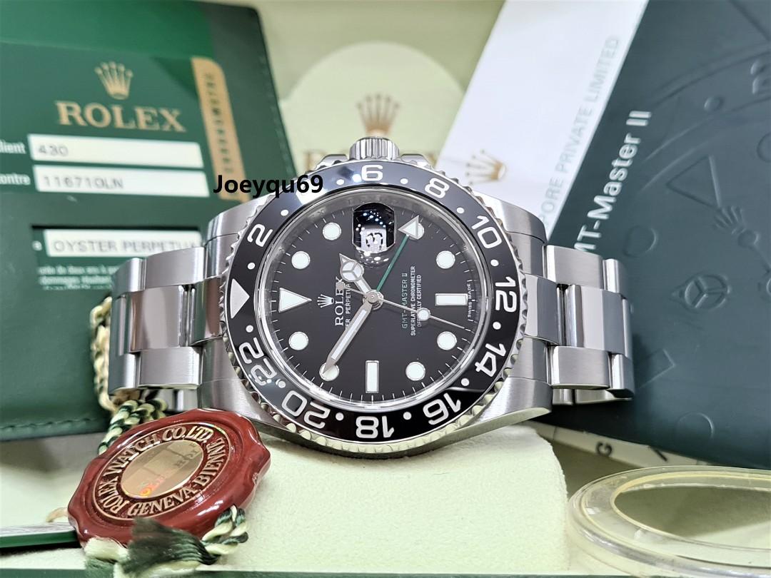 CERT/BOX/RSC Paper) ROLEX GMT Master 2 
