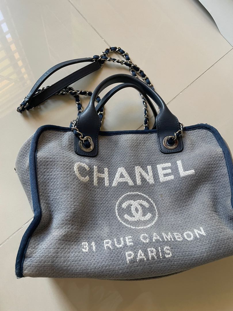 Chanel Small 5x5 Canvas Tote - Black Totes, Handbags - CHA667994