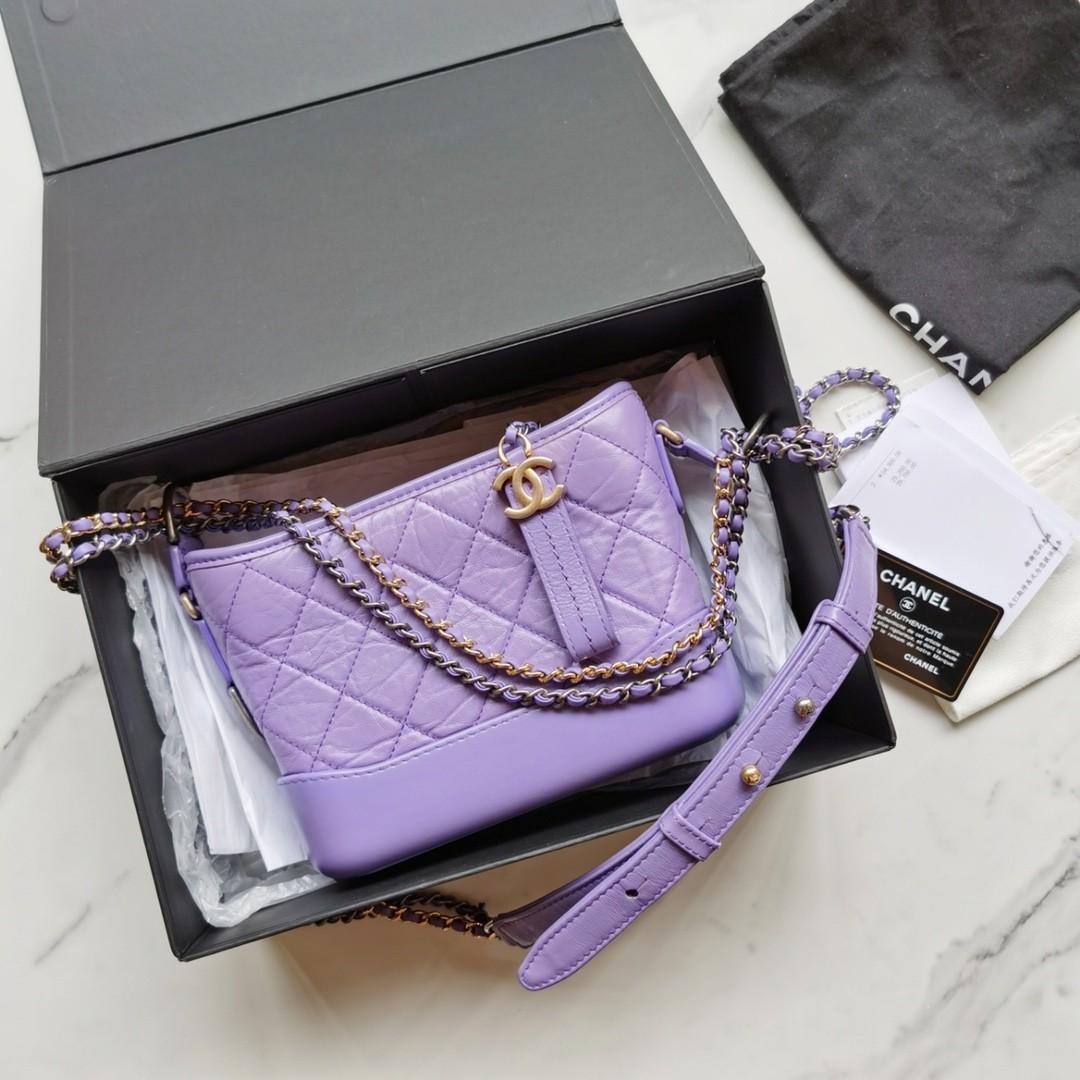 Chanel gabrielle purple new arrivals
