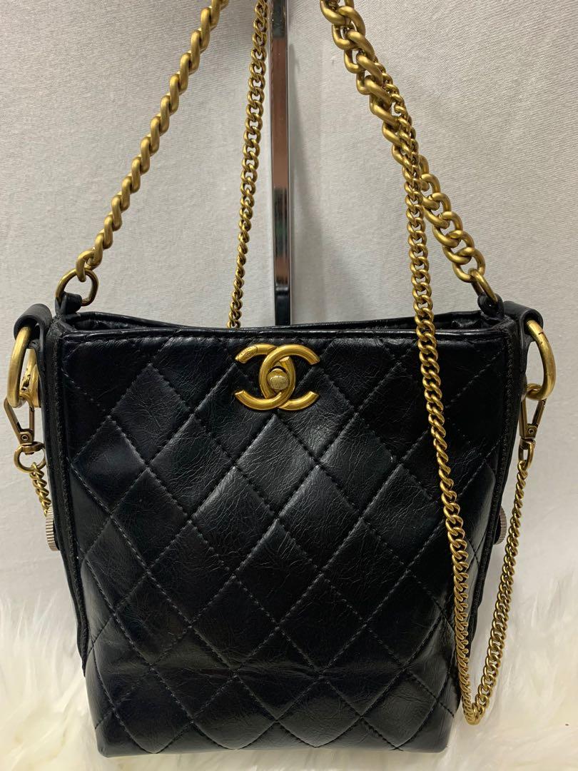 Top 47+ imagen chanel bucket sling bag