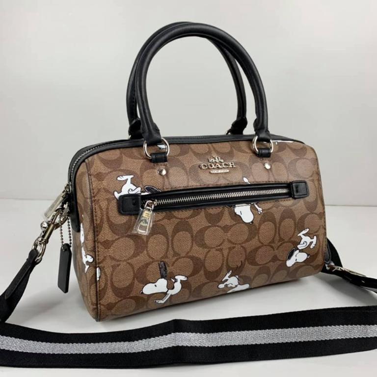 Coach, Bags, Sale Coach X Peanuts Rowan Satchel With Snoopy Print Strap  No Tag Never Worn