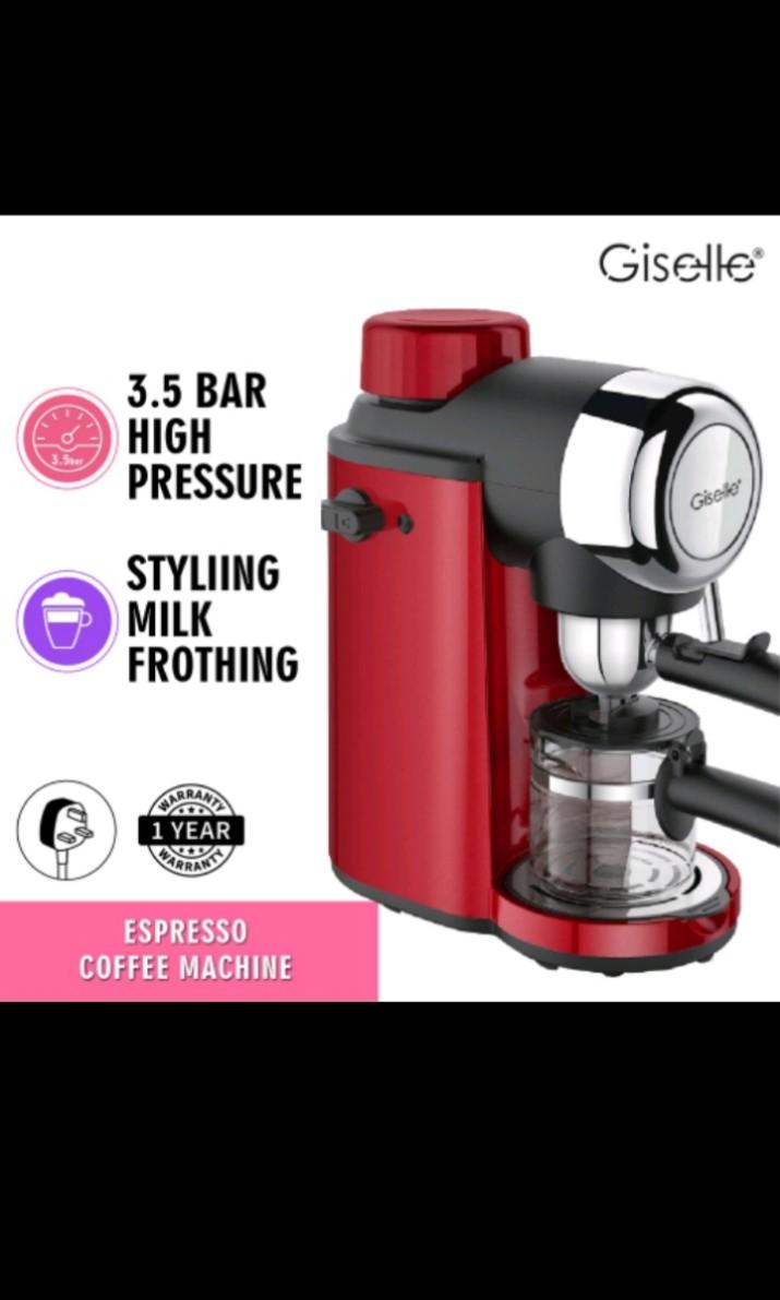 Coffee Machine Giselle Espresso Coffee Machine (800W) Brand New, TV
