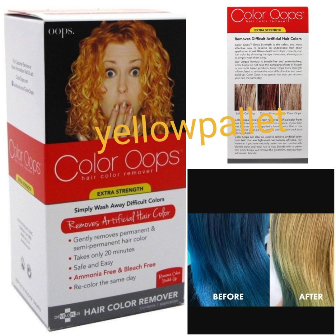 Color Oops Extra Strength Hair Color Remover, Bleach-Free Dye Corrector 