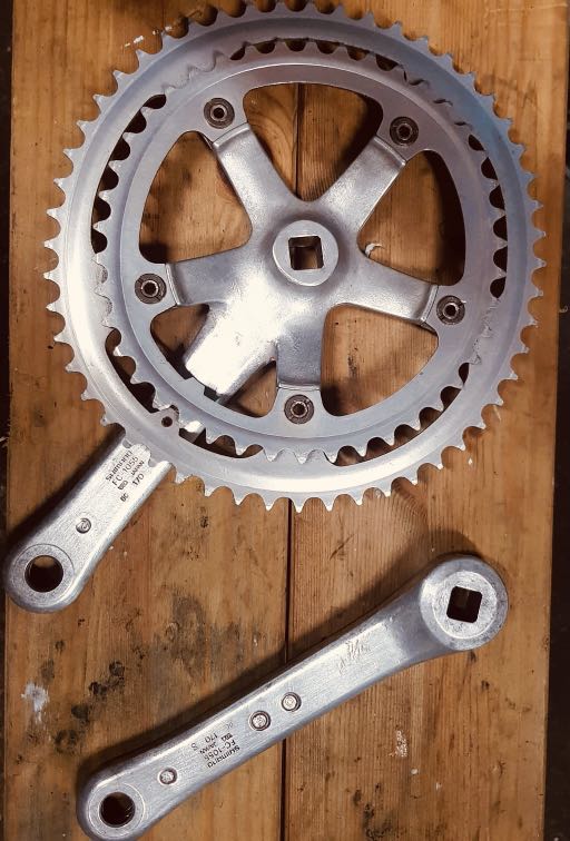 Shimano discount biopace crankset