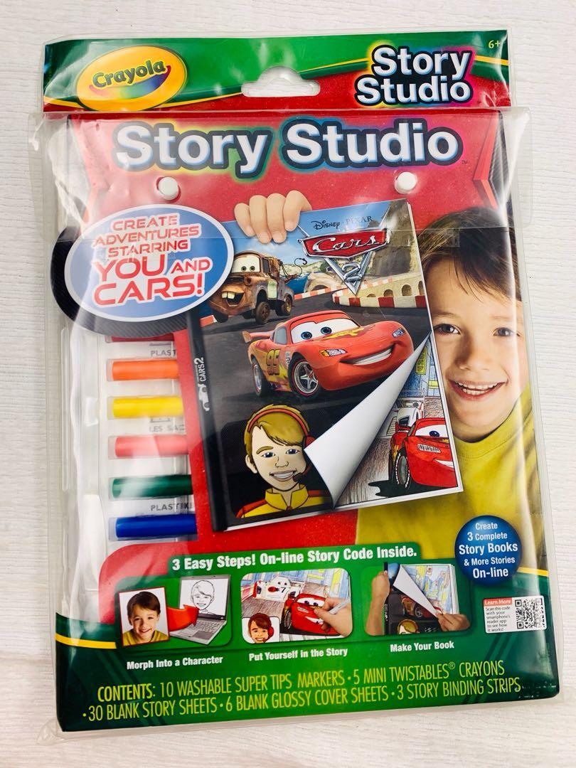 Crayola Story Studio (Category: Children's Books) located in Quezon City. Submitted by muffet9 (Listing ID 1114825739, Image 1). Description: Crayola Story Studio - Disney Cars Opened but used once only Includes Crayola markers and twistables Barely used/Like New condition except for back of cover where there are scribbles. Pls see last photo RFS: decluttering MOP: BPI, BDO or GCash.