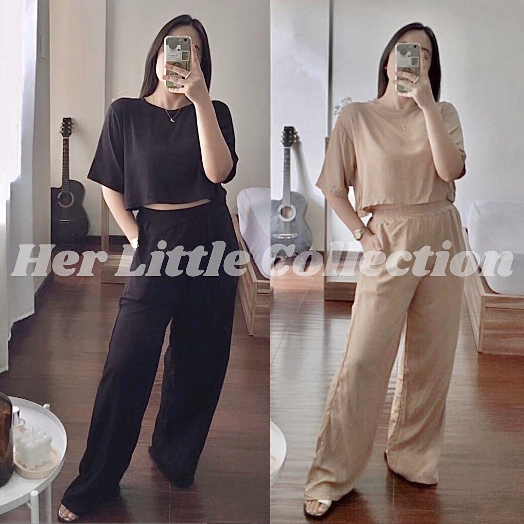 Terno pants best sale and crop top