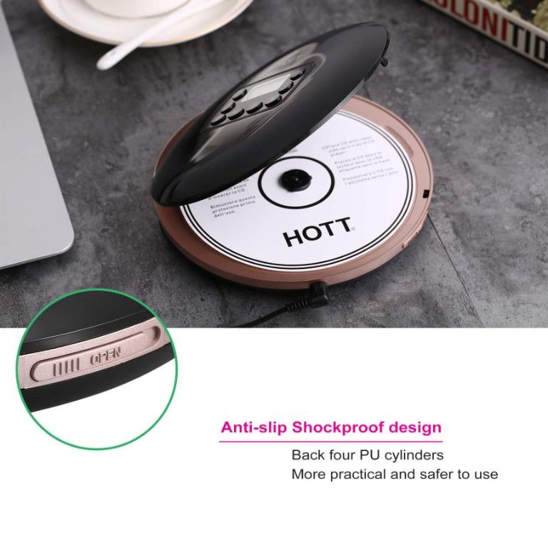 Delivery Included Hott Rechargeable CD Player Bluetooth CD Player