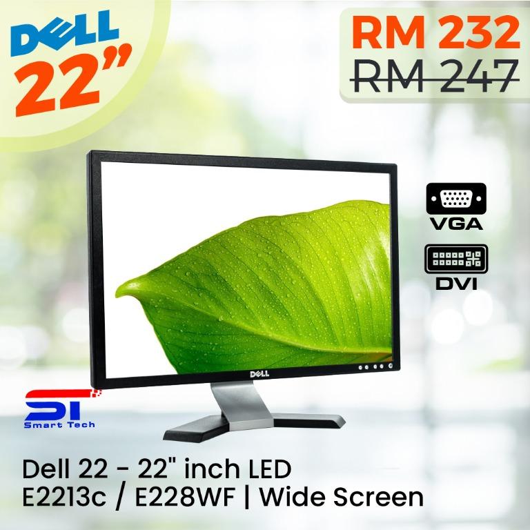 Dell 22 Inch E2213c E228wf Led Monitor Wide Screen Electronics Tvs Entertainment Systems On Carousell