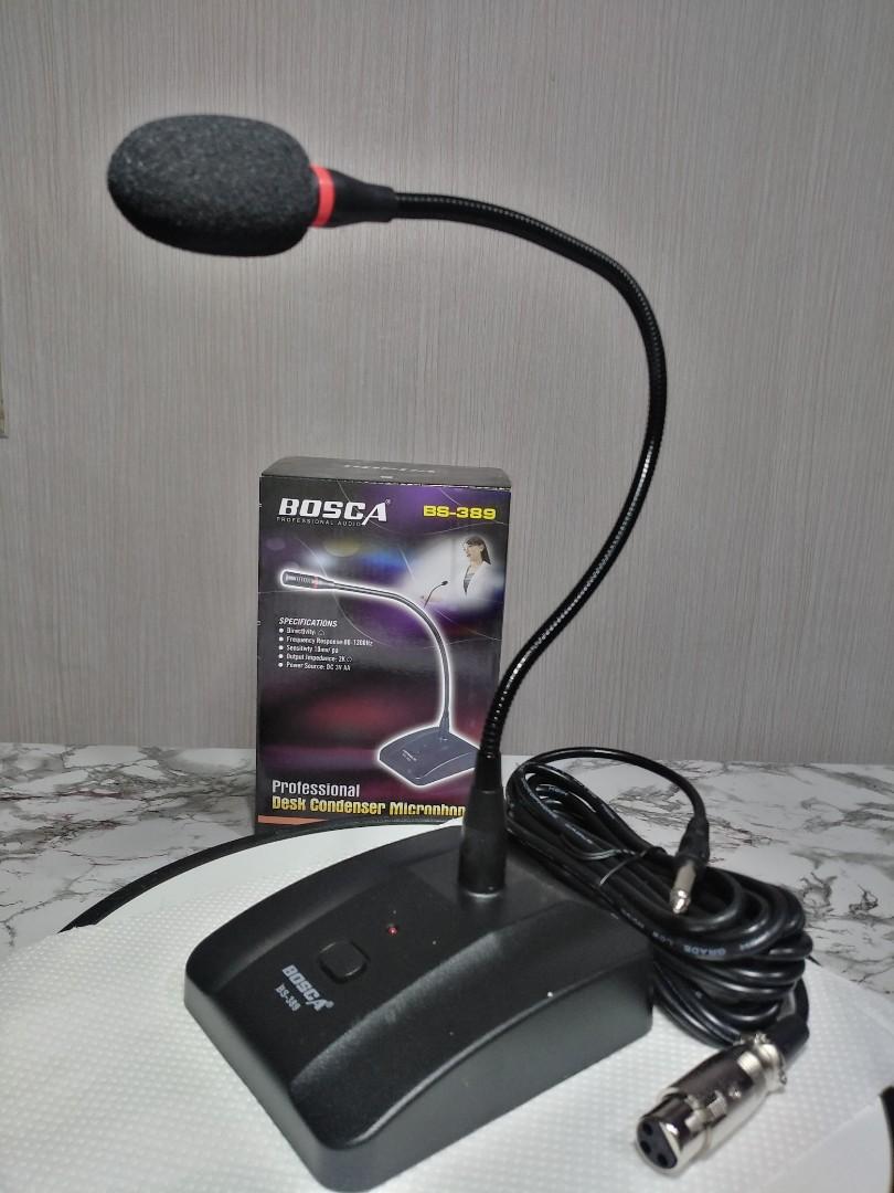 Desktop condenser mic with chimes (Category: Microphones) located in Quezon City. Submitted by smithwarren46 (Listing ID 1114747879, Image 2). Description: #condensermic P800 Brandnew Desktop mic. With chimes. Powered by Double A battery. With 6meters cable. Gooseneck mic with foam filter. Good for parking lot, school, office, factory etc. Pick up lagro Q.c or via delivery service rider po. More item for sale.. like or follow my page #BSAonlinest