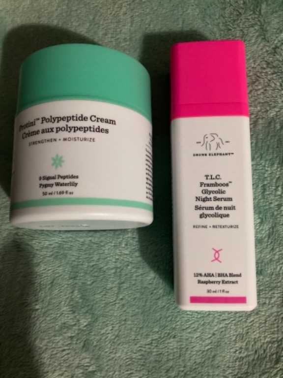 Drunk elephant moisturizer/night serum, Beauty & Personal Care, Face