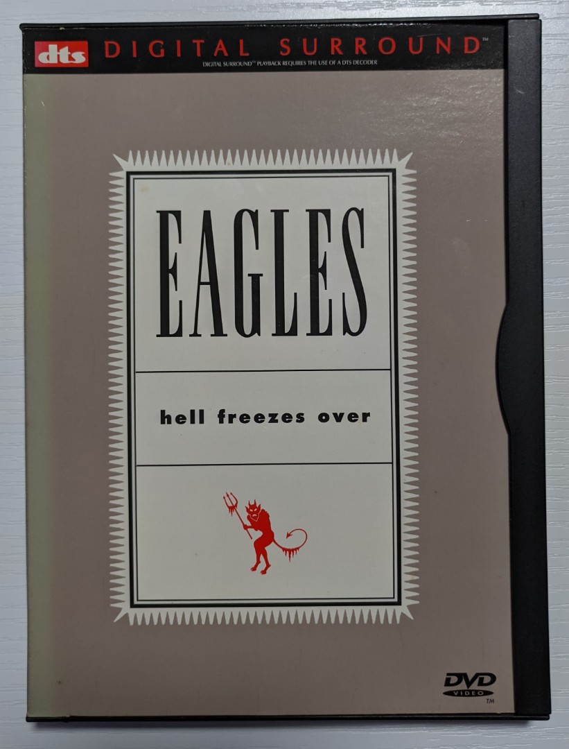 EAGLES hell freezes over DVD, 興趣及遊戲, 音樂、樂器& 配件, 音樂與