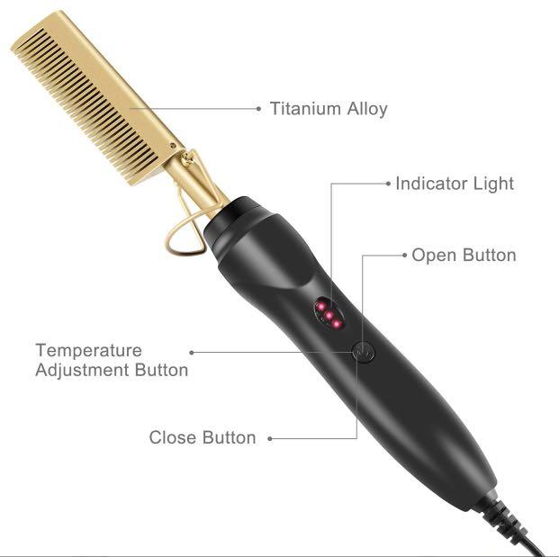 Electric hot on sale comb