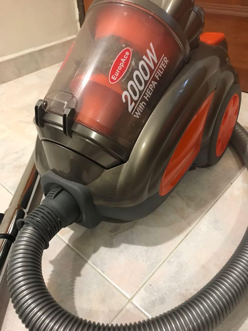 EuropAce 2000W vacuum cleaner with HEPA filter, TV & Home Appliances