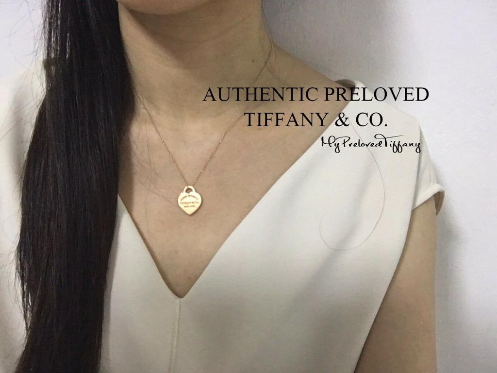 Tiffany rubedo heart hot sale necklace