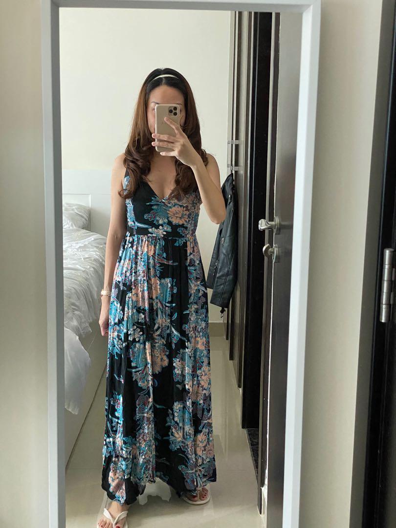 Free People Maxi Dress, Women's Fashion 