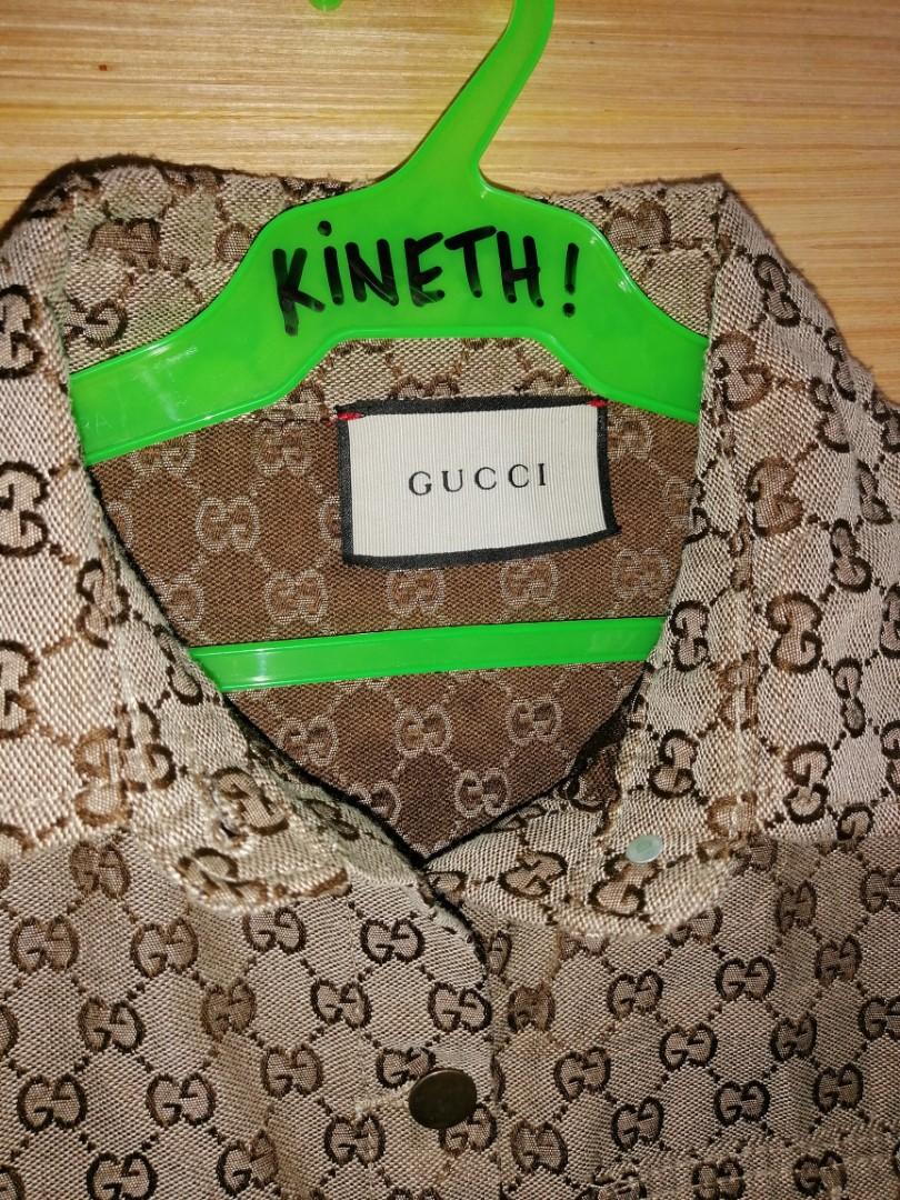 gucci monogram denim jacket