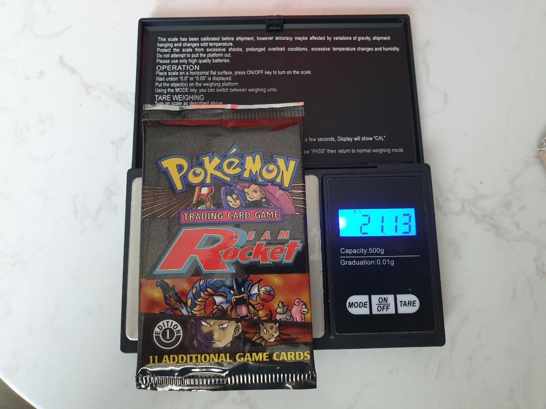[HEAVY PACK] First edition Team Rocket Vintage Pack Pokemon Tcg