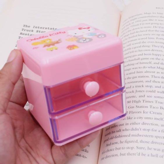 Hello Kitty Desktop Storage Jewelry Box (Category: Storage Boxes & Baskets) located in Pasay City. Submitted by meostore (Listing ID 1114833686, Image 3). Description: Jewelry Storage Box Good for small items Ideally for small things in table.