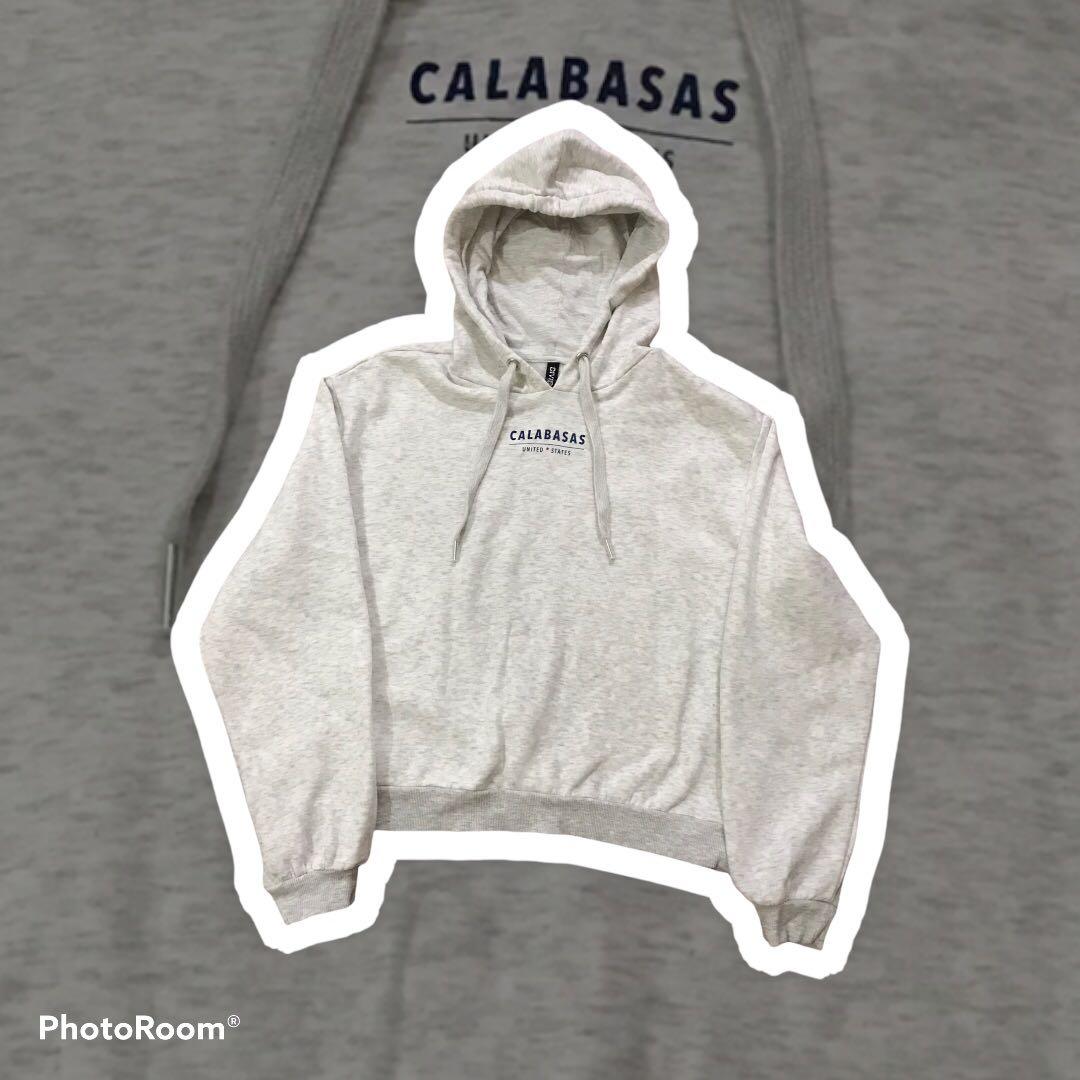 H&M CALABASAS HOODIE (Category: Coats, Jackets and Outerwear) located in Angeles City. Submitted by retrofash (Listing ID 1114821775, Image 2). Description: H&M CALABASAS HOODIE Size: Small Brandnew .