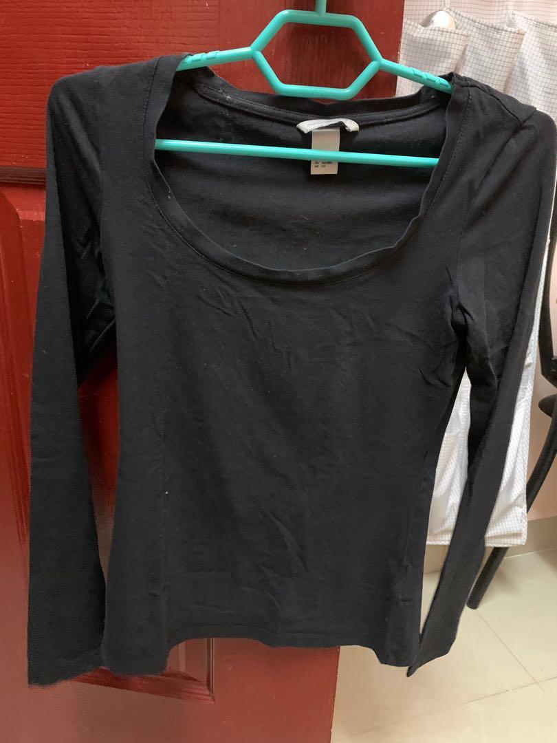 H\u0026M Long Sleeve T-shirt, Women's 
