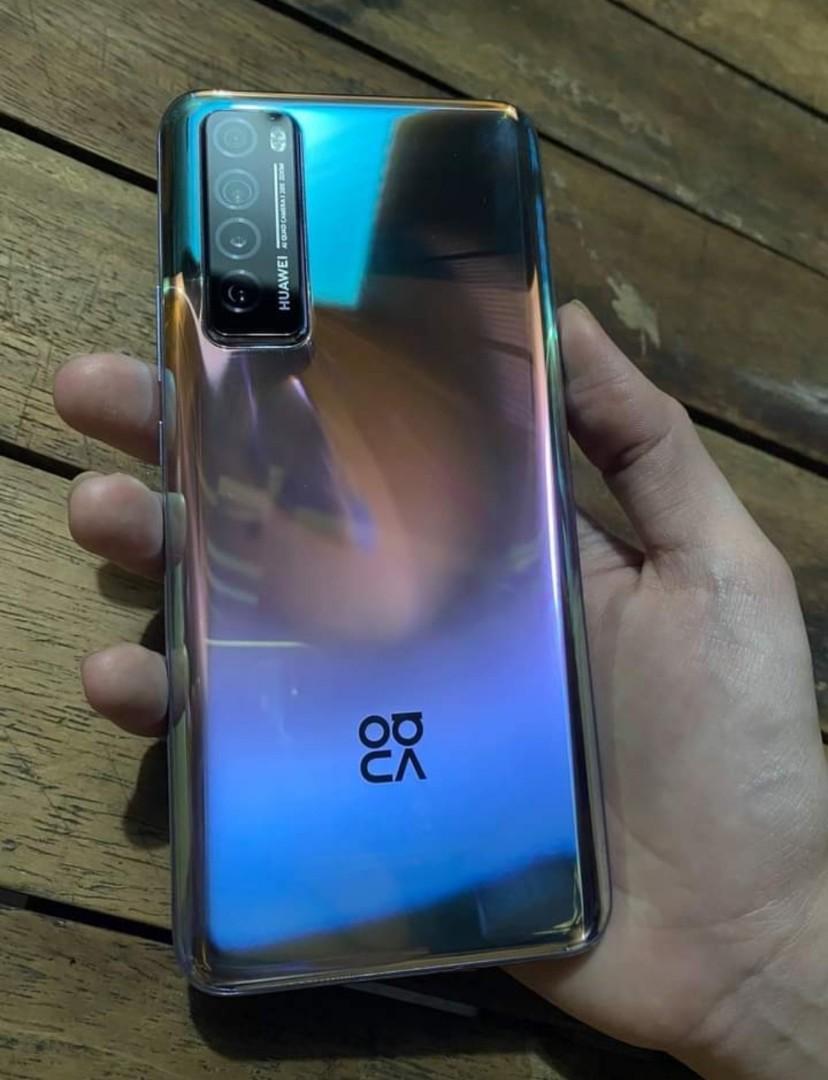 Huawei nova 7 5g 8/256 (Category: Huawei) located in Quezon City. Submitted by gabkarton (Listing ID 1114803344, Image 1). Description: For swap only Huawei nova 7 5g 8gb ram 256gb internal memory. Gaming and photography phone in one. 98% smooth. Factory unlocked. Test to sawa no issues. Package includes: -unit -charger -cases -tempered glass installed 15.5k.