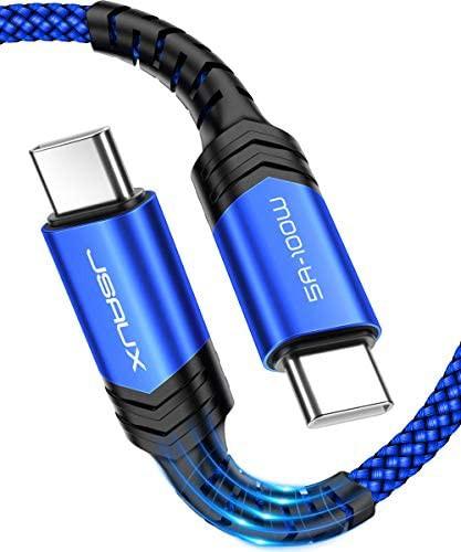 iPad Pro 2020/2018 and More USB-C Devices - USB Type C to Type C 2.0 Charging Cable Compatible with MacBook Pro 2019/2018/2017 Red RAMPOW USB C to USB C Cable E-Mark 100W, 10ft iPad Pro 2020/2018 and More USB-C Devices - USB Type C to Type C 2.0 Charging Cable Compatible with MacBook Pro 2019/2018/2017 Red RAMPOW USB C to USB C Cable E-Mark 100W, 10ft