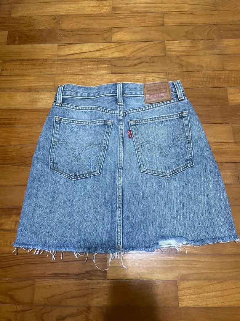 Five Tier Delightful Feminine Blue Denim Midi Jeans Skirt Plus Size 14-24 :  Amazon.co.uk: Fashion