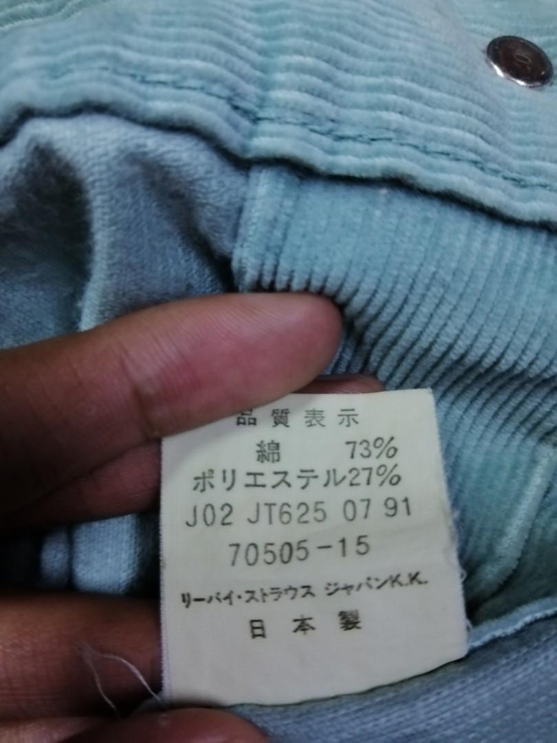 Levis velvet top jacket