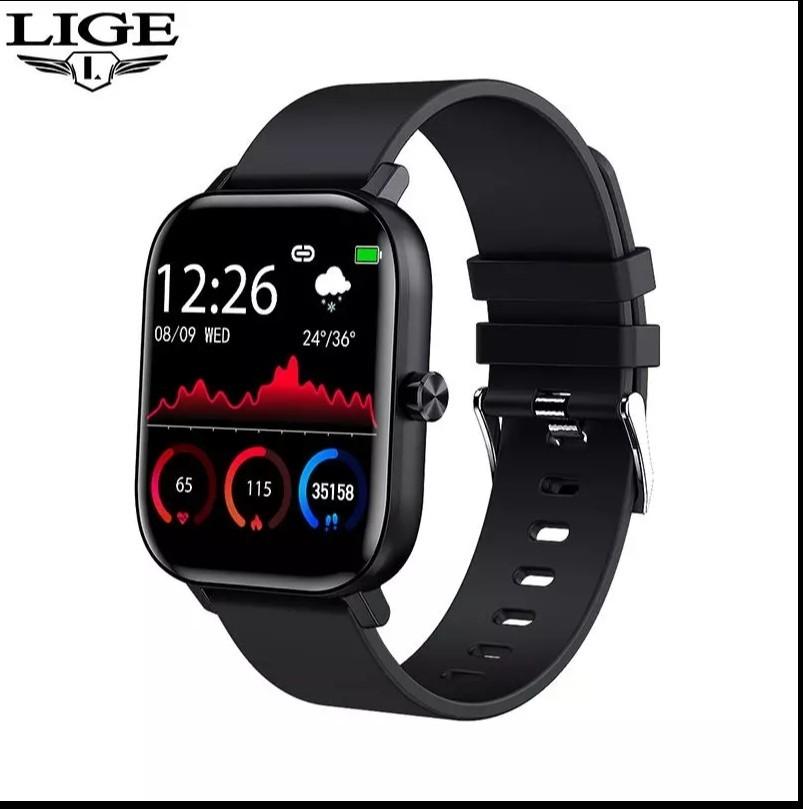 Mens black smart watch outlet