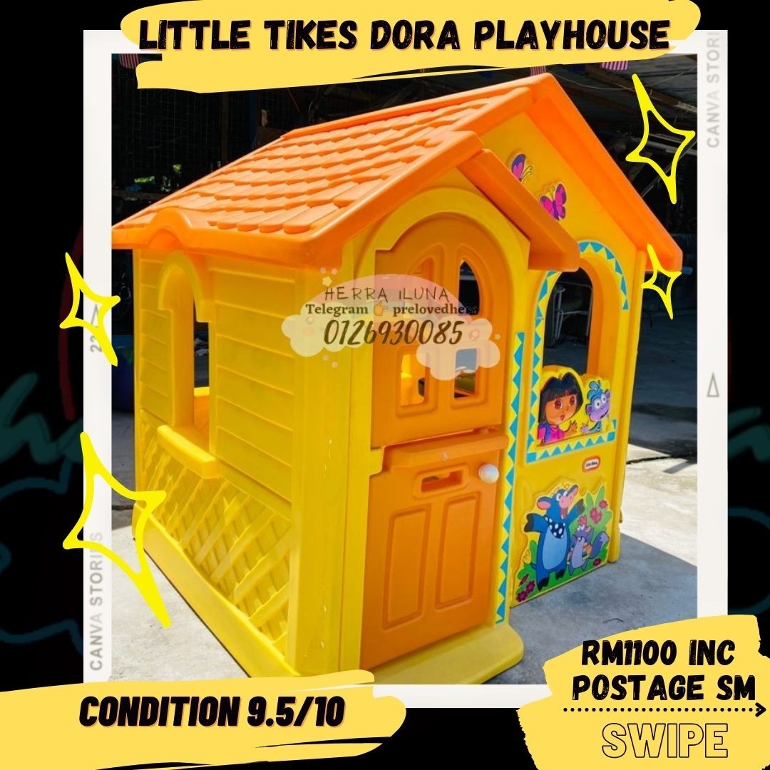 little tikes dora playhouse