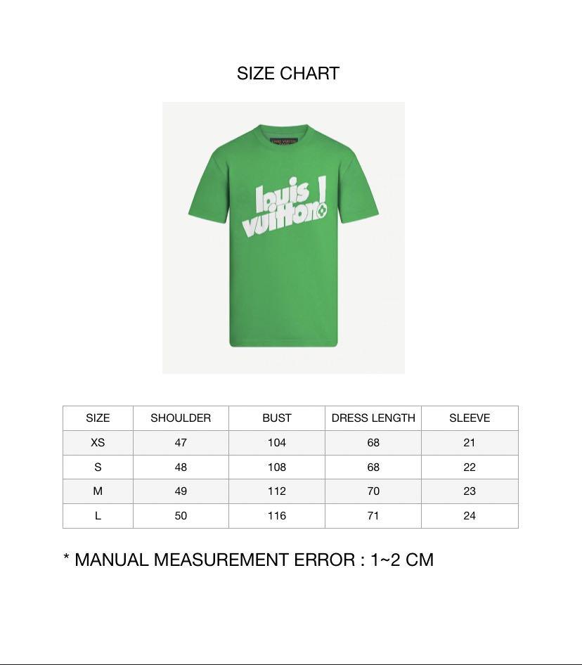T-shirt Louis Vuitton Green size M International in Cotton - 21688209