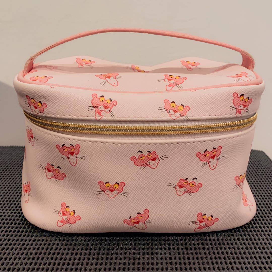 Miniso makeup bag pink panther