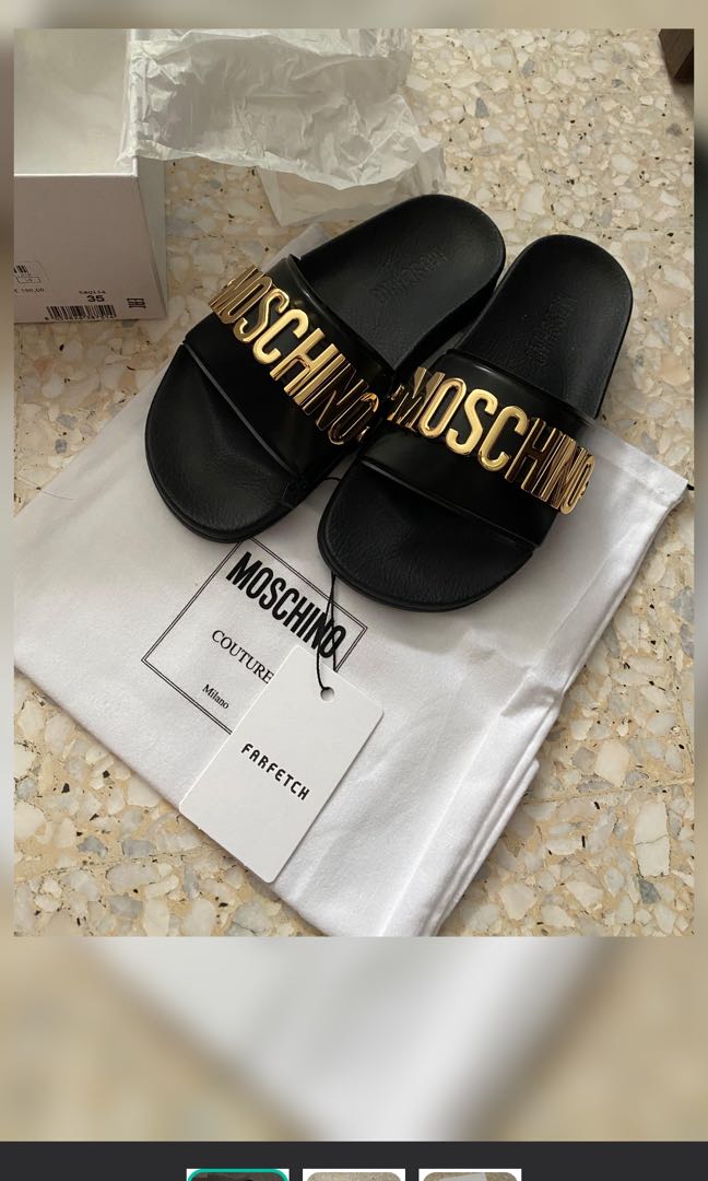 moschino slides