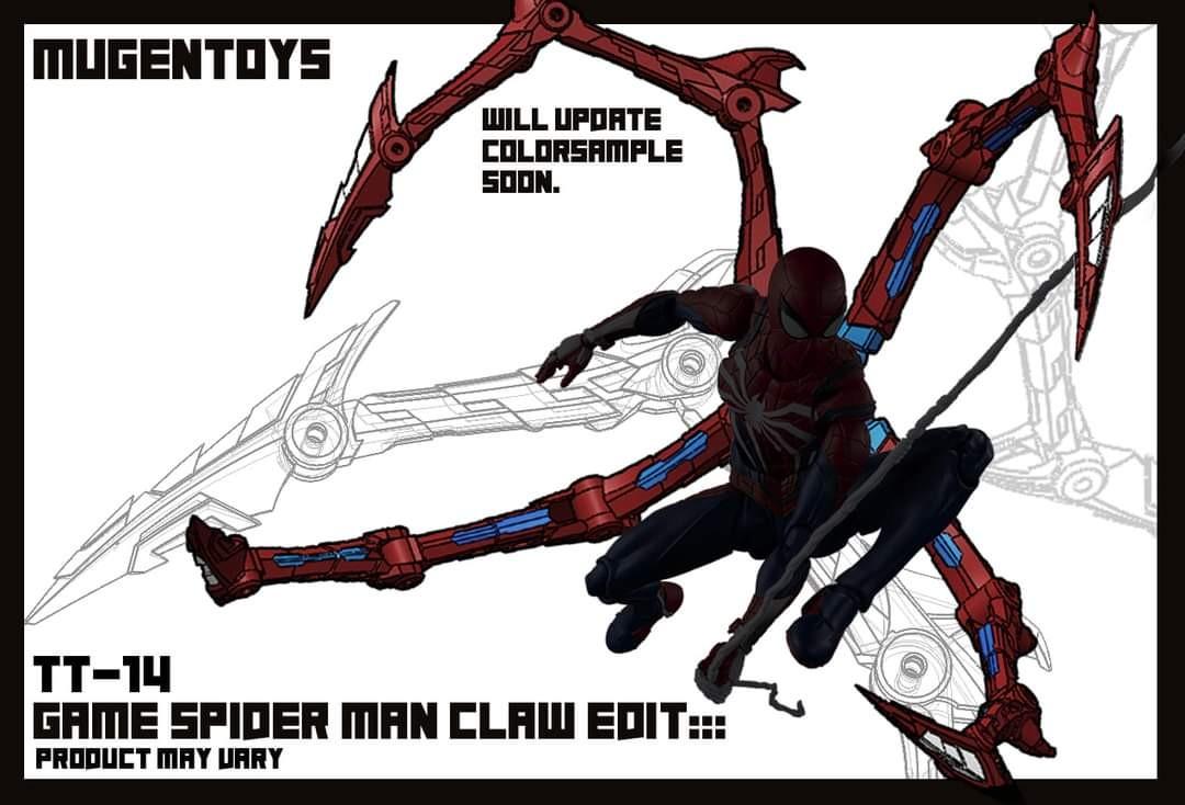 預訂mugentoys Tt 14 1 12 Ps4 Spiderman2 Spider Claw 蜘蛛俠2 蜘蛛爪 興趣及遊戲 玩具 遊戲類 Carousell