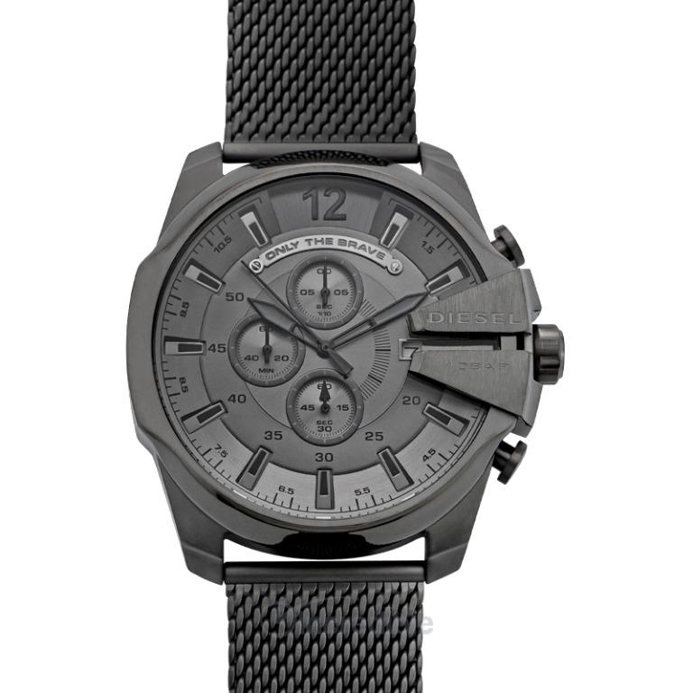 Grey diesel watch Clearance
