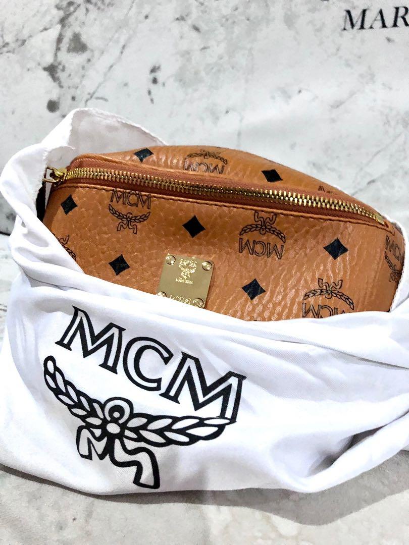 Authentic Bum Belt Medium MCM BAG- Unboxing MCM Cognac Medium Belt Bag