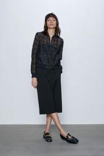 NEW!! Zara Organza Bomber Jacket