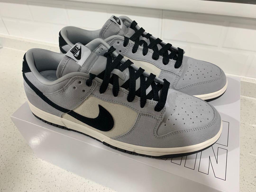 Nike By You Dunk Low Wolf Grey Men S Fashion Footwear Sneakers On Carousell