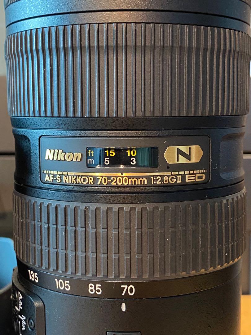 Nikon AF-S NIKKOR 70-200mm f/2.8G ED VR II, 攝影器材, 鏡頭及裝備