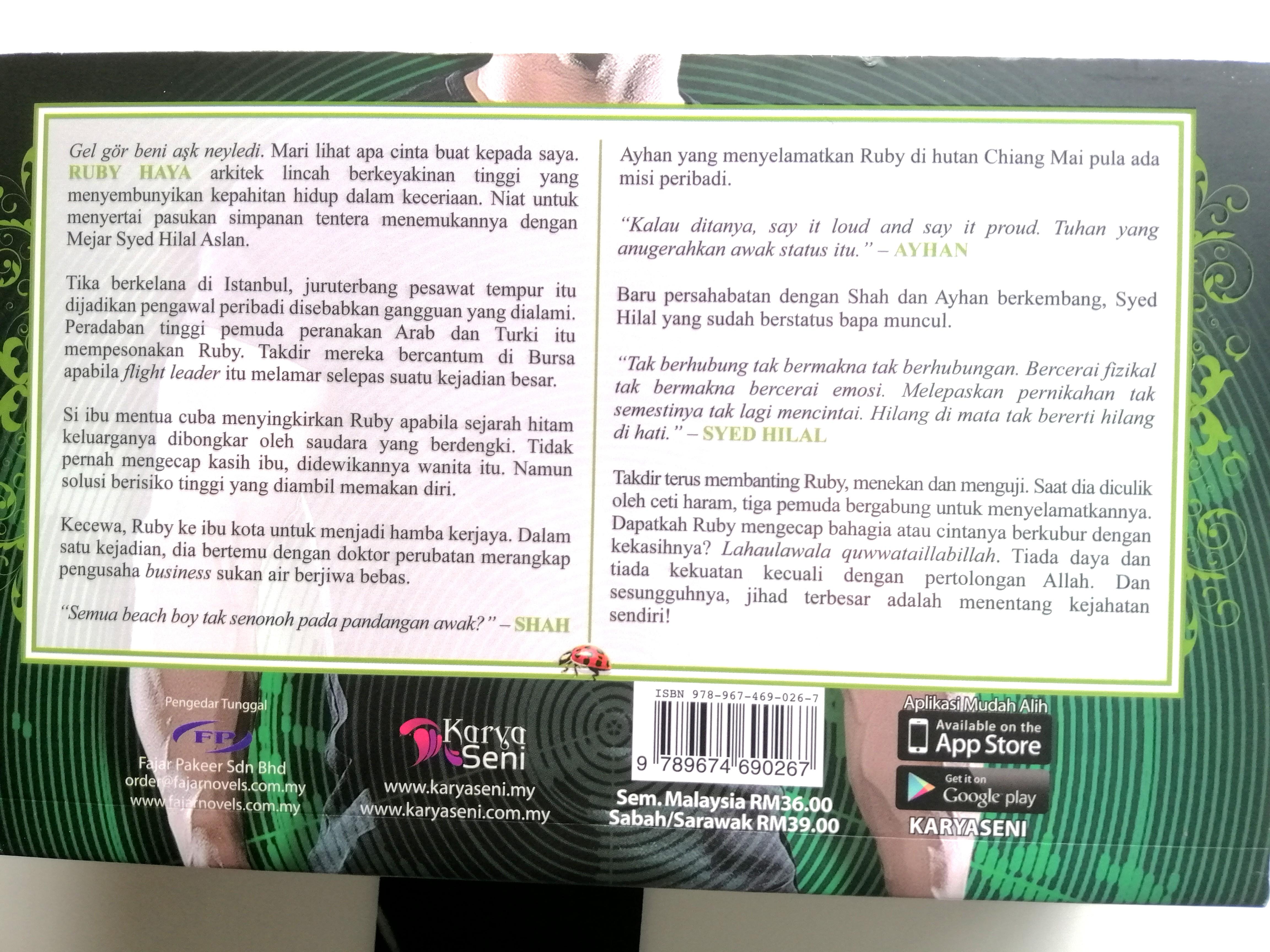 Novel Melayu Awak Di Mana? Puteri Nor Karya Seni, Books 