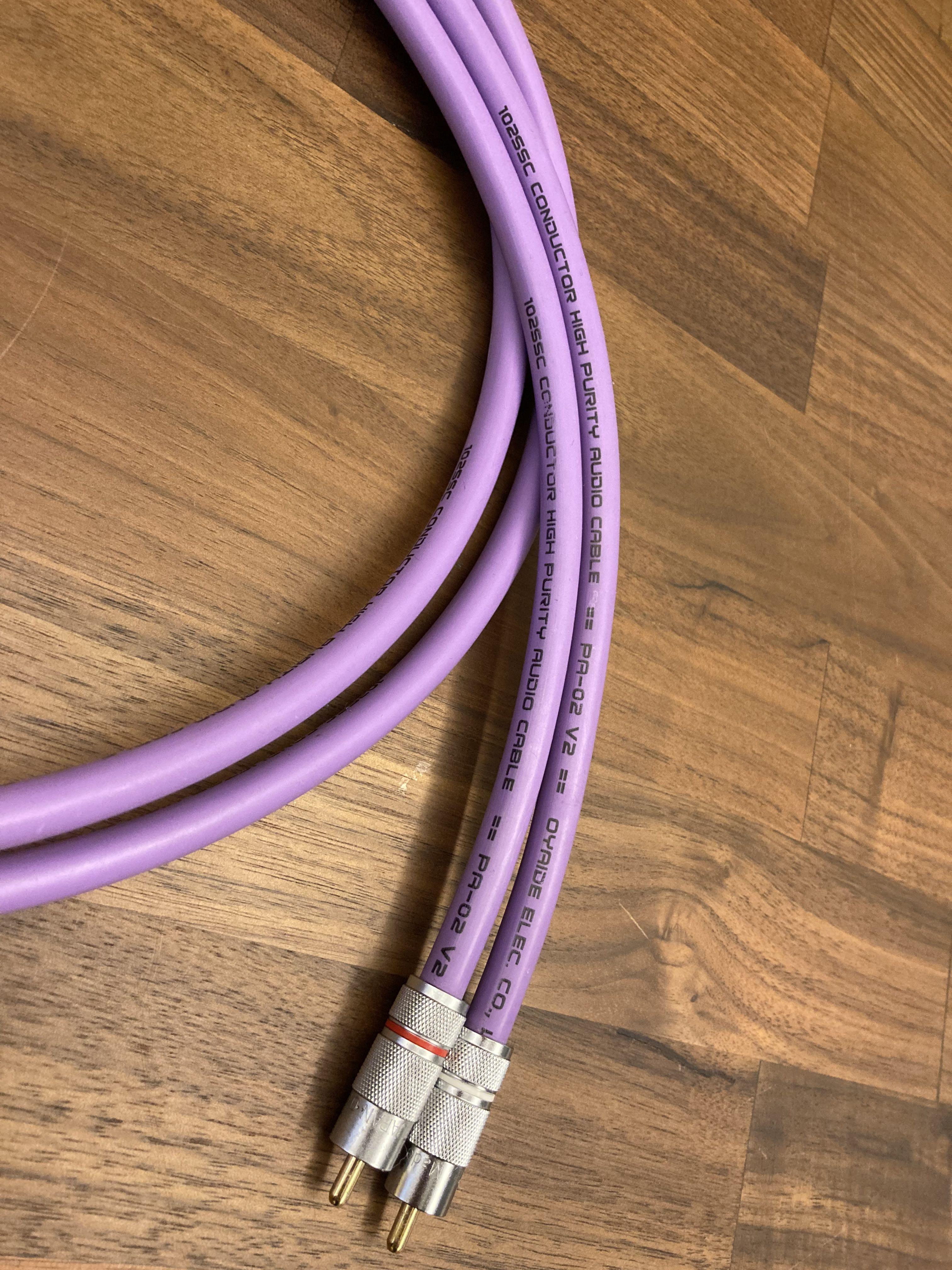 超爆安 V2 オヤイデ電気 1.3 PA-02TR ＲＣＡインターコネクトケーブル １．３ｍ オーディオケーブル