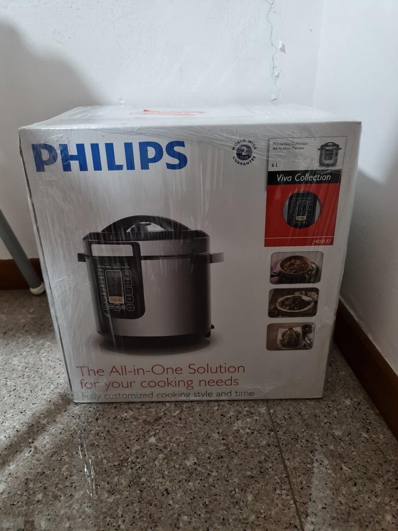 Philips 2137 Pressure cooker 6L TV Home Appliances Kitchen Appliances Cookers on Carousell