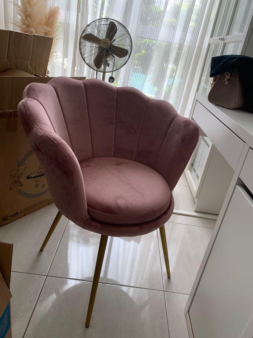 Pink sales mermaid chair